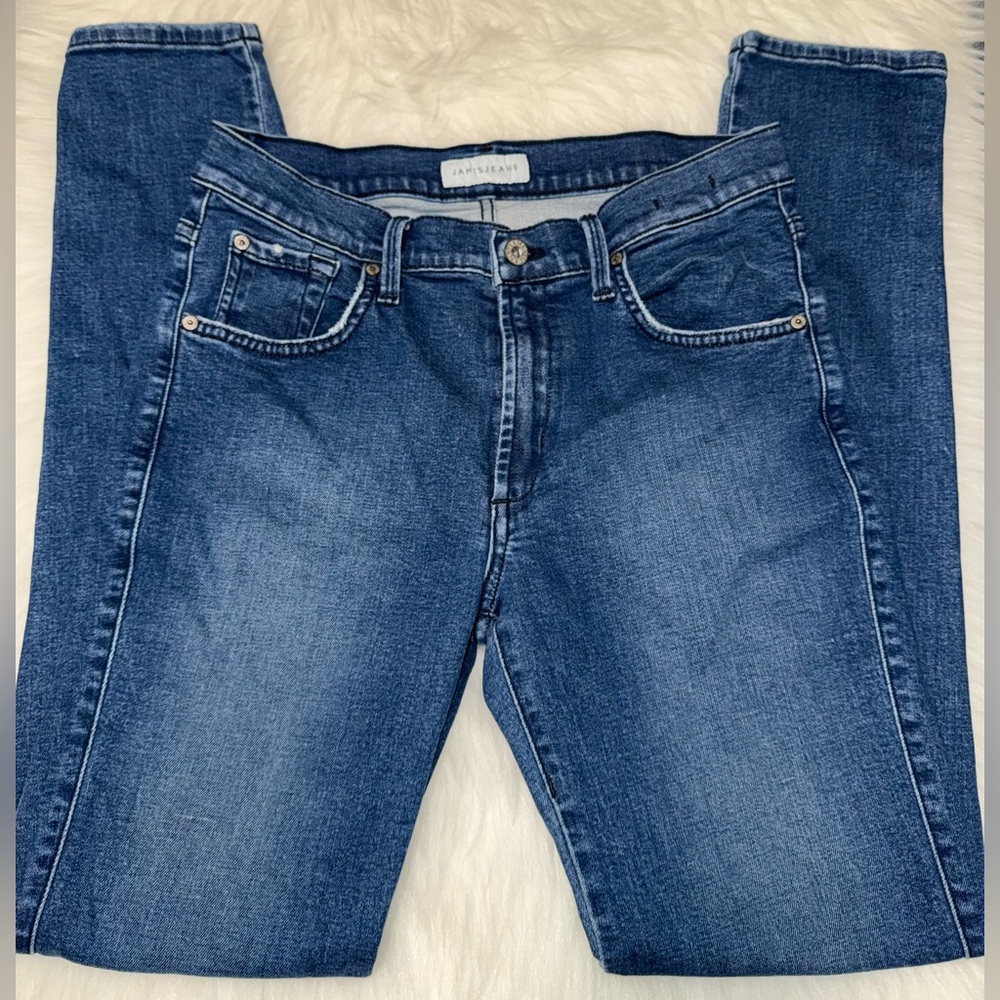 James Jeans Medium-Dark Wash High Class Skinny Jeans